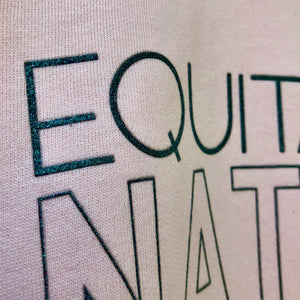 'EQUITATION NATION' Winter Pink Friesian Sweatshirt
