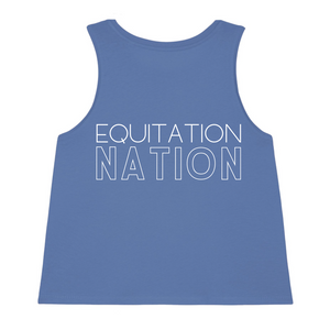 'EQUITATION NATION' Fjord Tank | Azure Blue
