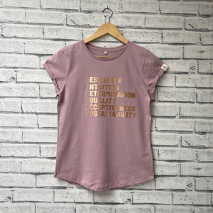 SAMPLE SALE: 'RIDERS' Trakehner T-Shirt | Misty Pink