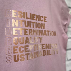 'RIDERS' Trakehner T-Shirt | Misty Pink