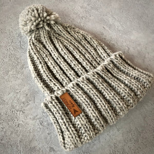 SAMPLE SALE: Honest Woolly Hat | Snow Grey