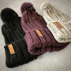 SAMPLE SALE: Honest Woolly Hat | Aubergine